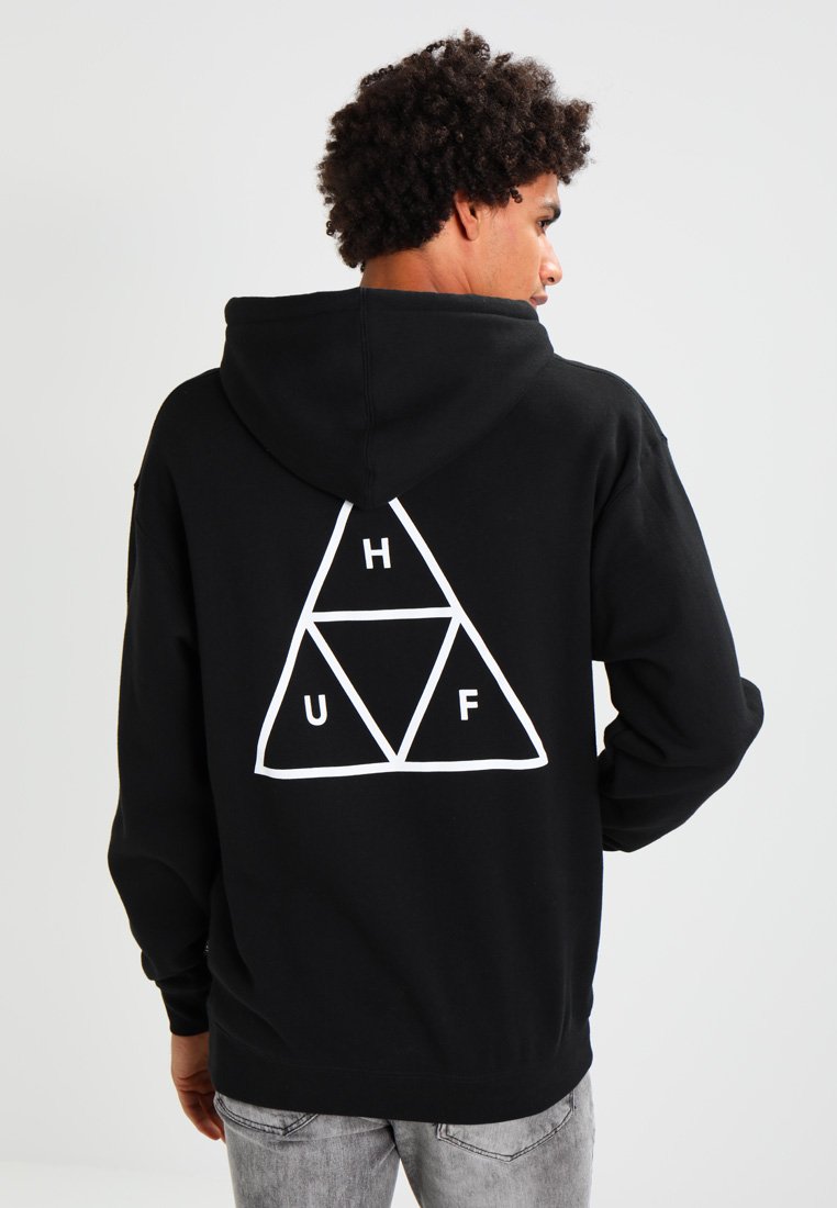 HUF ESSENTIALS HOODIE Hoodie blackZwart Zalando.nl HUF ESSENTIALS HOODIE Hoodie blackZwart Zalando.nl