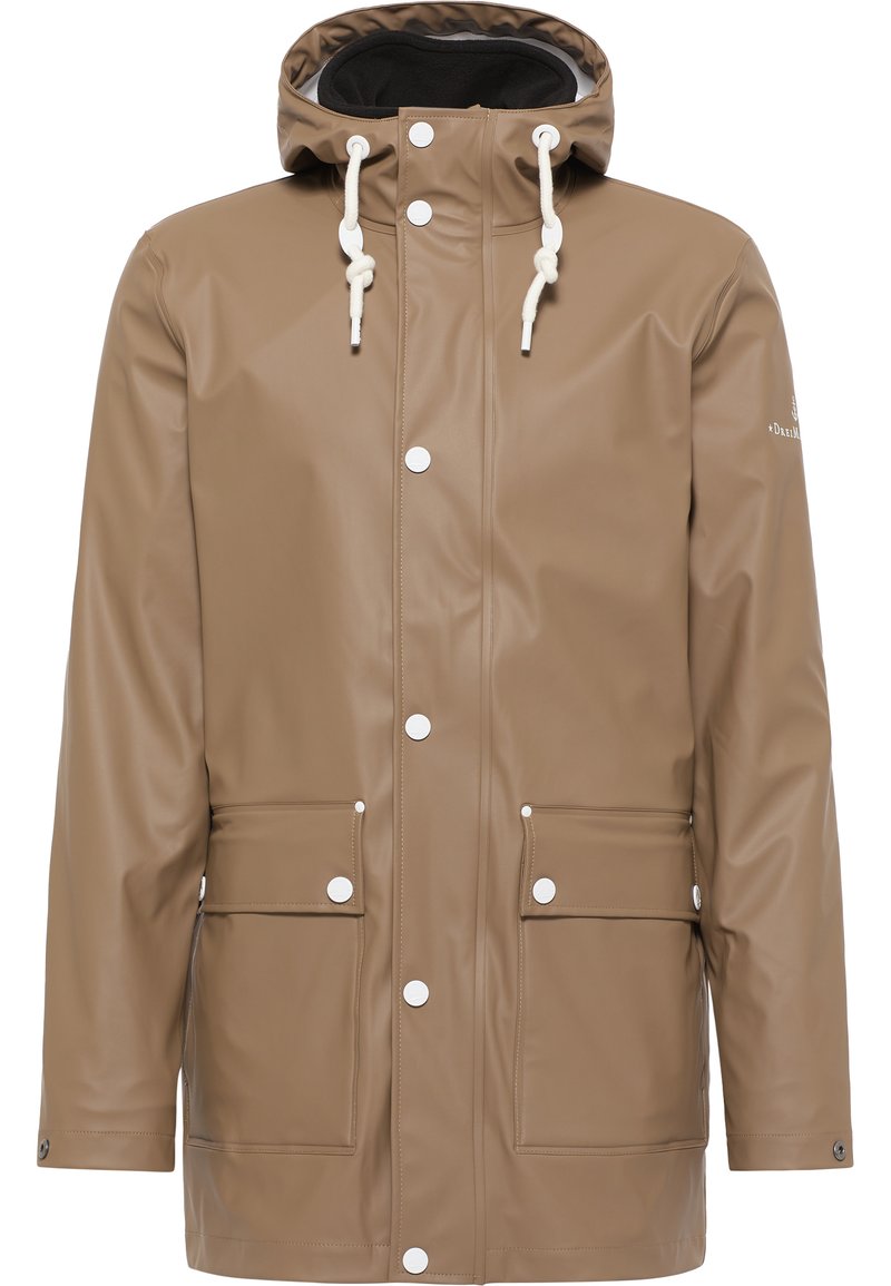 dreimaster Regenjas donkergrijs