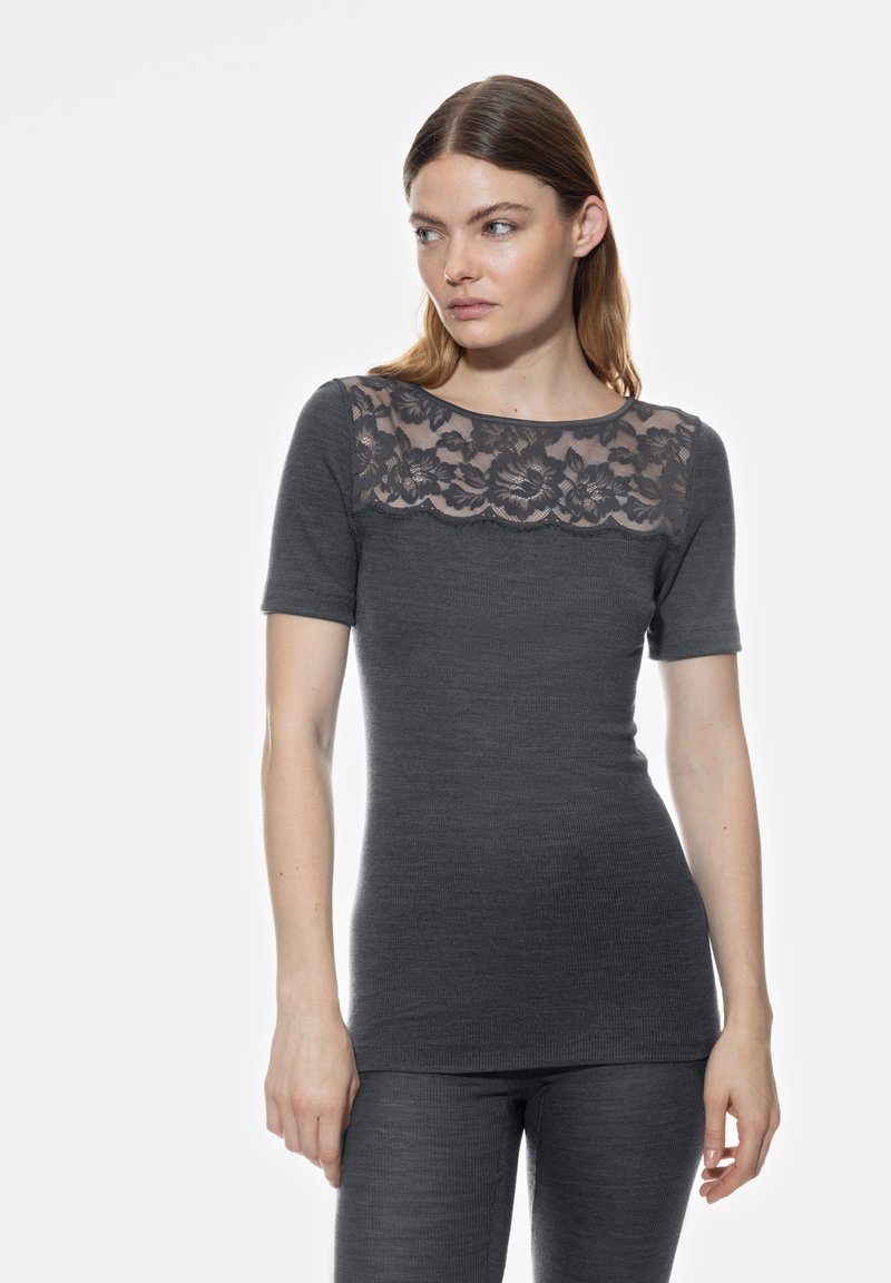 mey Print T-shirt - thunder grey