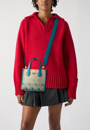 SILVANA 2 COMP MINI TOTE - Sac à main - teal