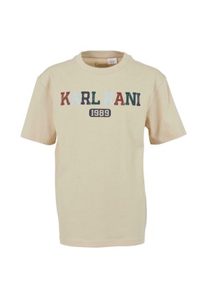 Karl Kani COLLEGE  - T-shirts med print - sand