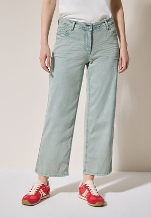 Cecil WIDE  - Jeans Straight Leg - grün