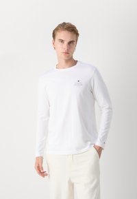 Tommy Hilfiger STACK TEE - Maglietta a manica lunga - white