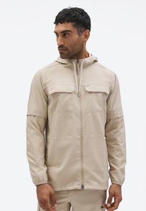 Columbia SKIEN VALLEY™ HOODED SHIRT - Széldzseki - ancient fossil/shark