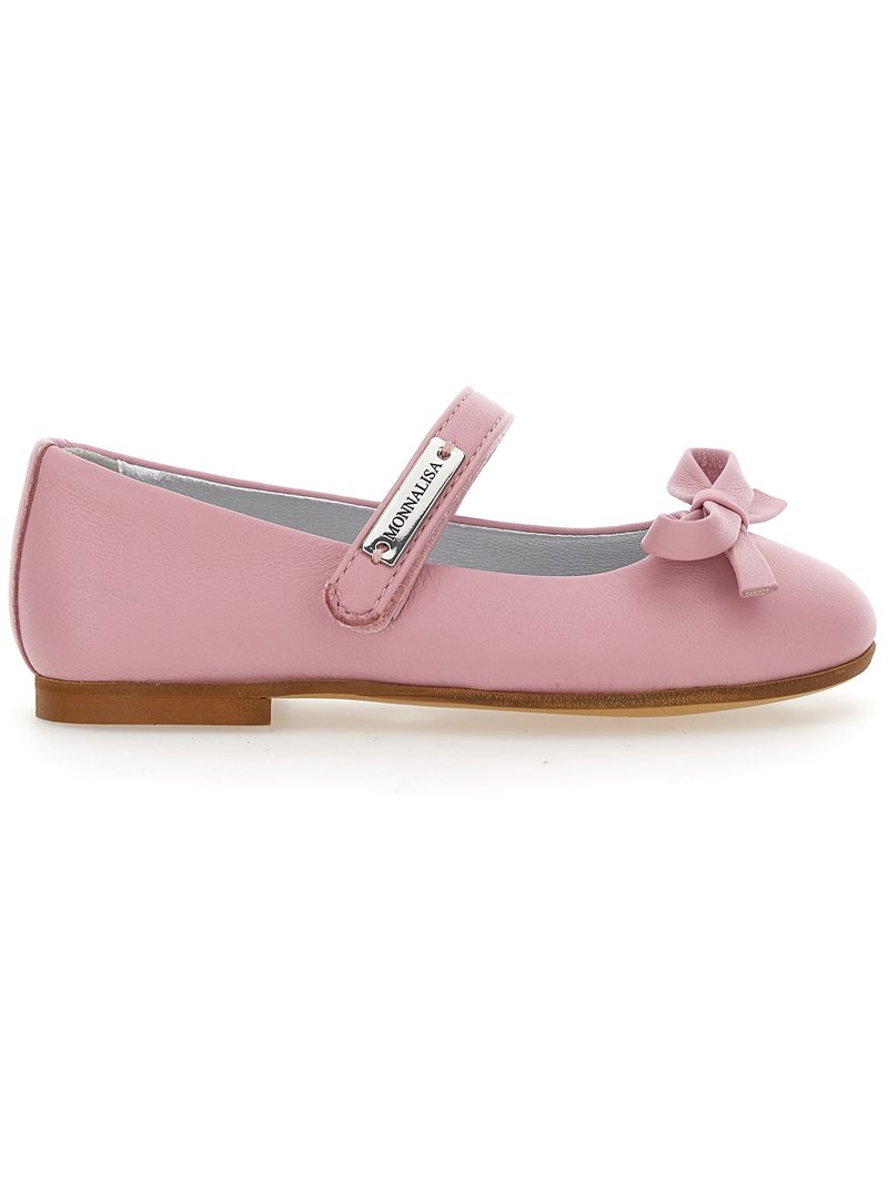 Monnalisa CON FIOCCHINO - Bokapántos balerina cipők - rosa fairytale