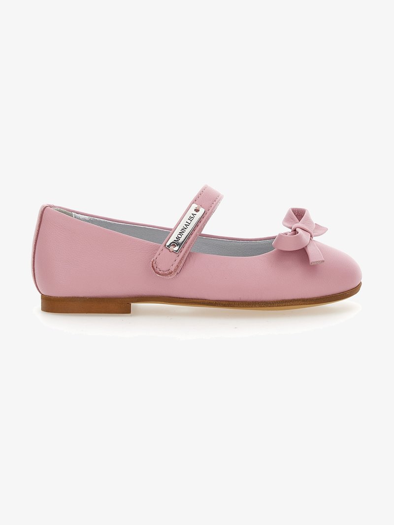 Monnalisa CON FIOCCHINO - Balerínky s remienkom okolo členku - rosa fairytale