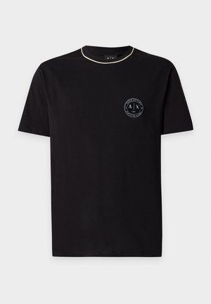 Armani Exchange, REGULAR - T-shirt basique - black