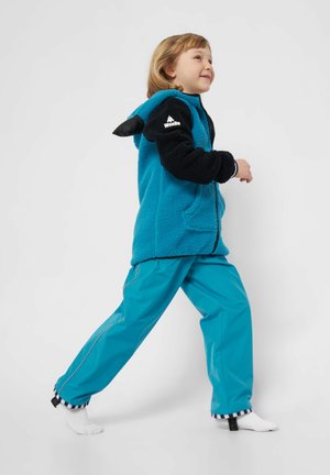 Veste polaire - blau schwarz