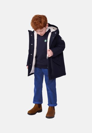 Petit Bateau, CHILDREN'S PLAIN MID-LENGTH PARKA - Cappotto invernale - smoking