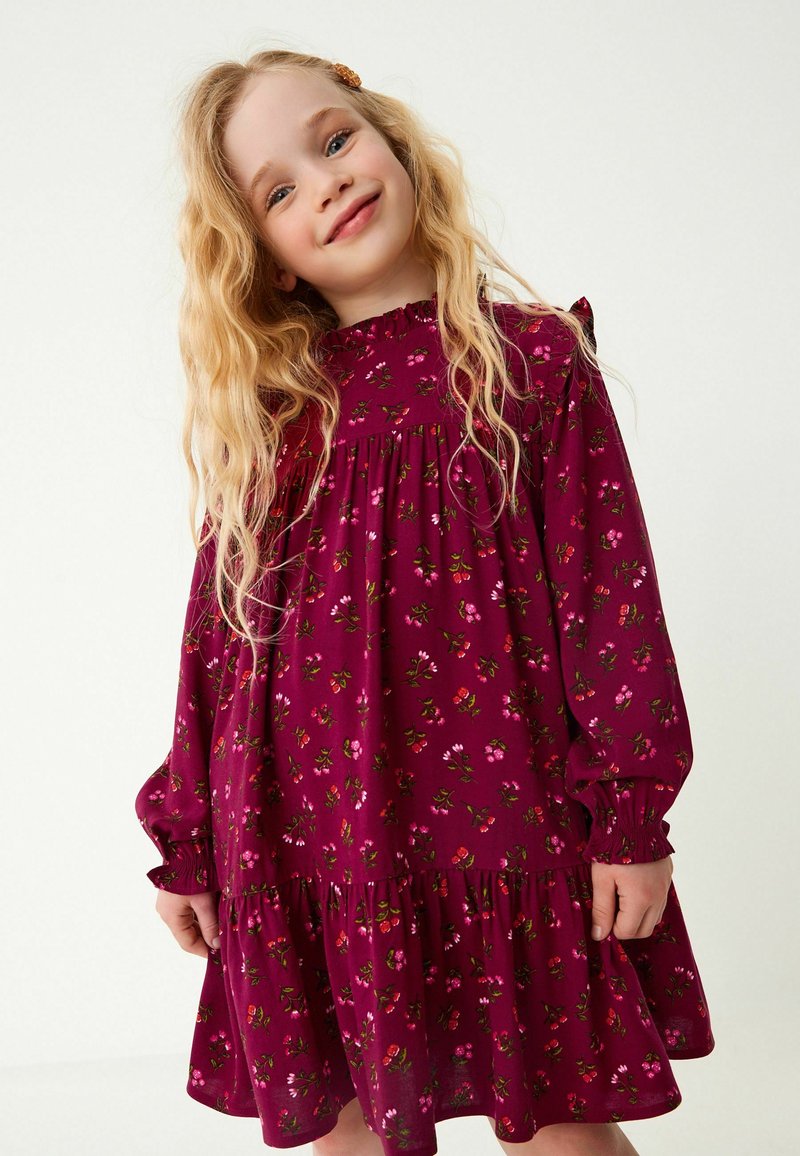 Next Nappali ruha - berry red ditsy