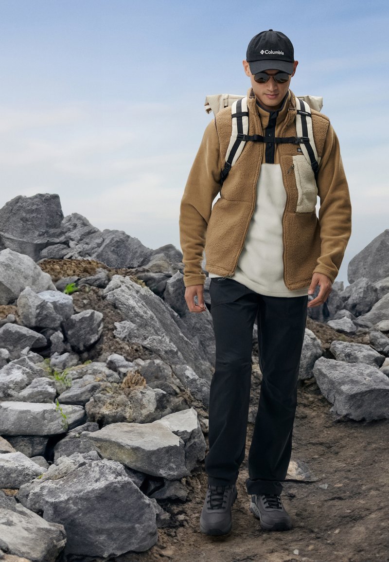 Columbia Steens Mountain Half Snap Giacca Pile, Ambra, Squalo