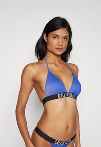 Calvin Klein Swimwear TRIANGLE - Bikini pezzo sopra - sapphire blue