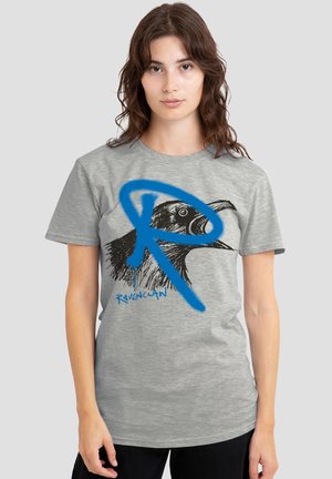 Harry Potter, HARRY POTTER RAVENCLAW GRAFFITI R - Print T-shirt - mottled light grey