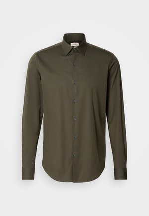 Calvin Klein SLIM SHIRT - Zakelijk overhemd - forest