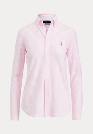 Polo Ralph Lauren, STRIPED OXFORD SHIRT - Chemisier - carmel pink/white