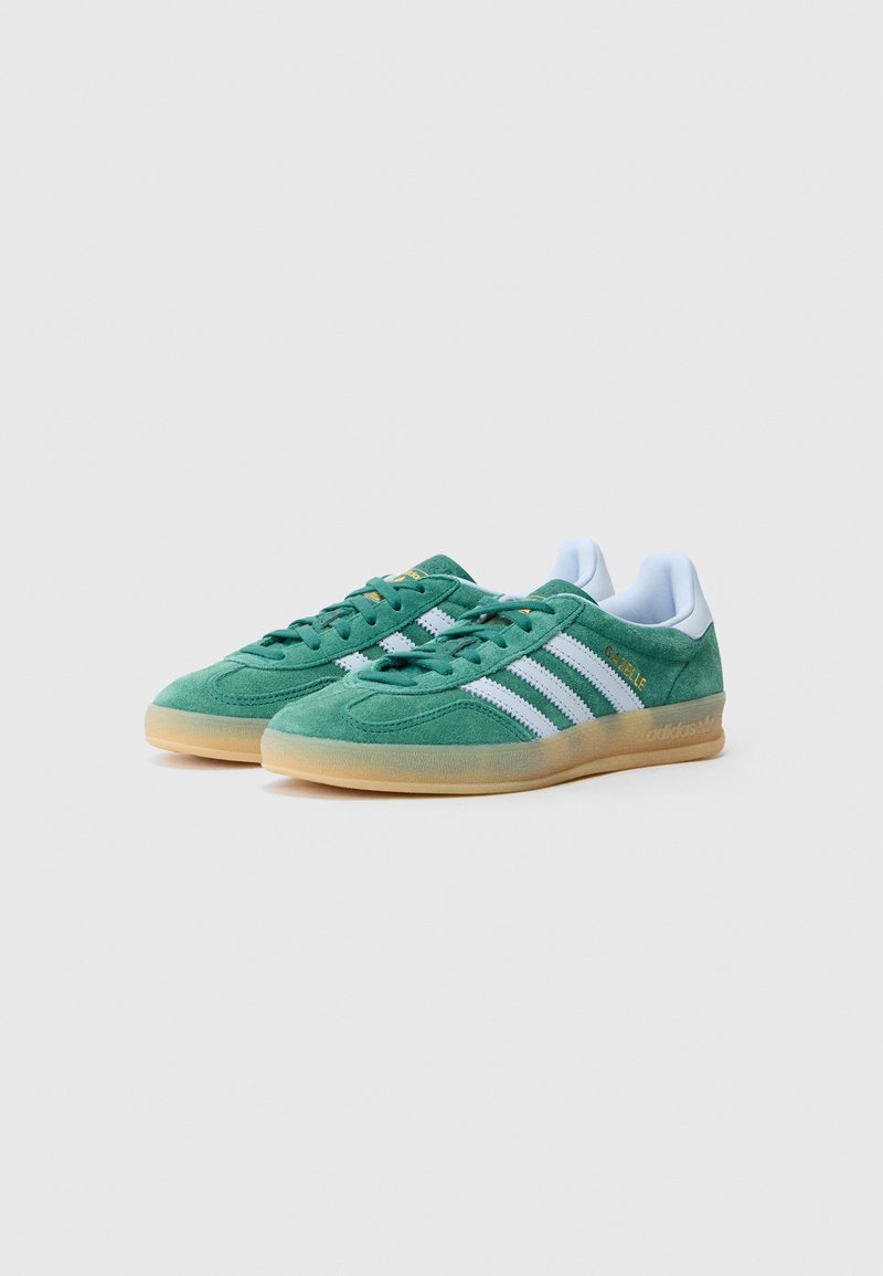 adidas gazelle silver green womens adidas Gazelle Indoor - Damen