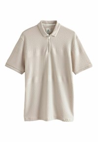 Next TEXTURED BLOCK - Polosärk - neutral
