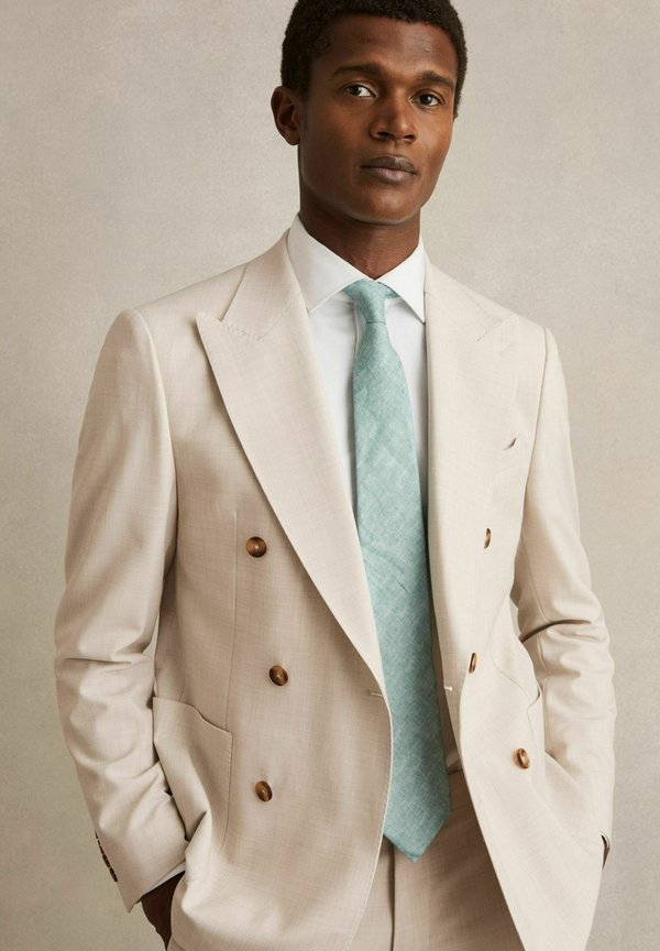 ELIO TEXTURED - Krawatte - soft sage