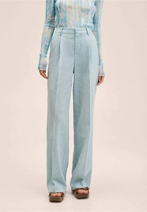 Mango Stoffhose - light blue