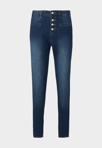 Kitsa lõikega teksad - dark blue wash