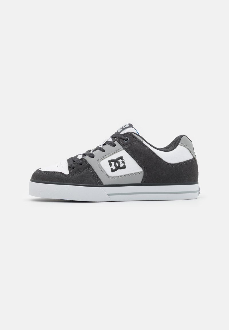 DC Shoes PURE - Sapatilhas - white/grey/red