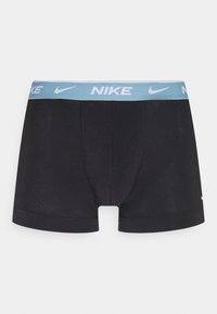 Nike Underwear TRUNK 2 PACK - Cuecas boxer - black/worn blue/mystic hibiscus