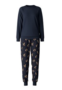 CALIDA Family & Friends Ensemble de Pijama, Bleu Paon, 8 Ans Garçon