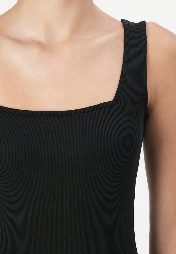 FITTED SQAURE NECK MIDI  DRESS - Jersey dress3