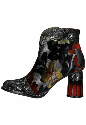 Bottines à talons hauts - grenat
