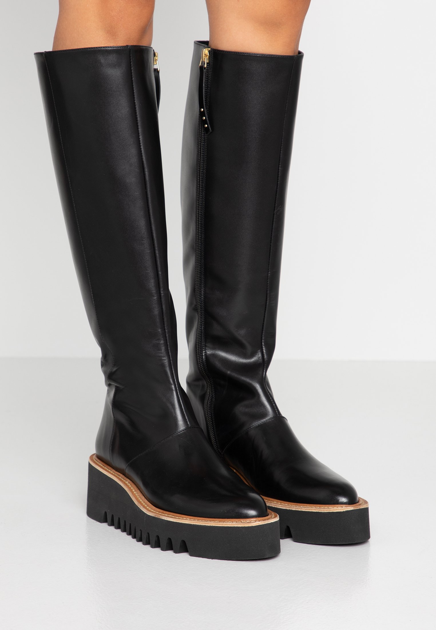 BRIANA Laarzen met sleehak black BRIANA Laarzen met sleehak black