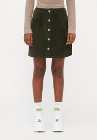 Vero Moda Petite VMETTA SHORT SKATER - A-line skjørt - forest night