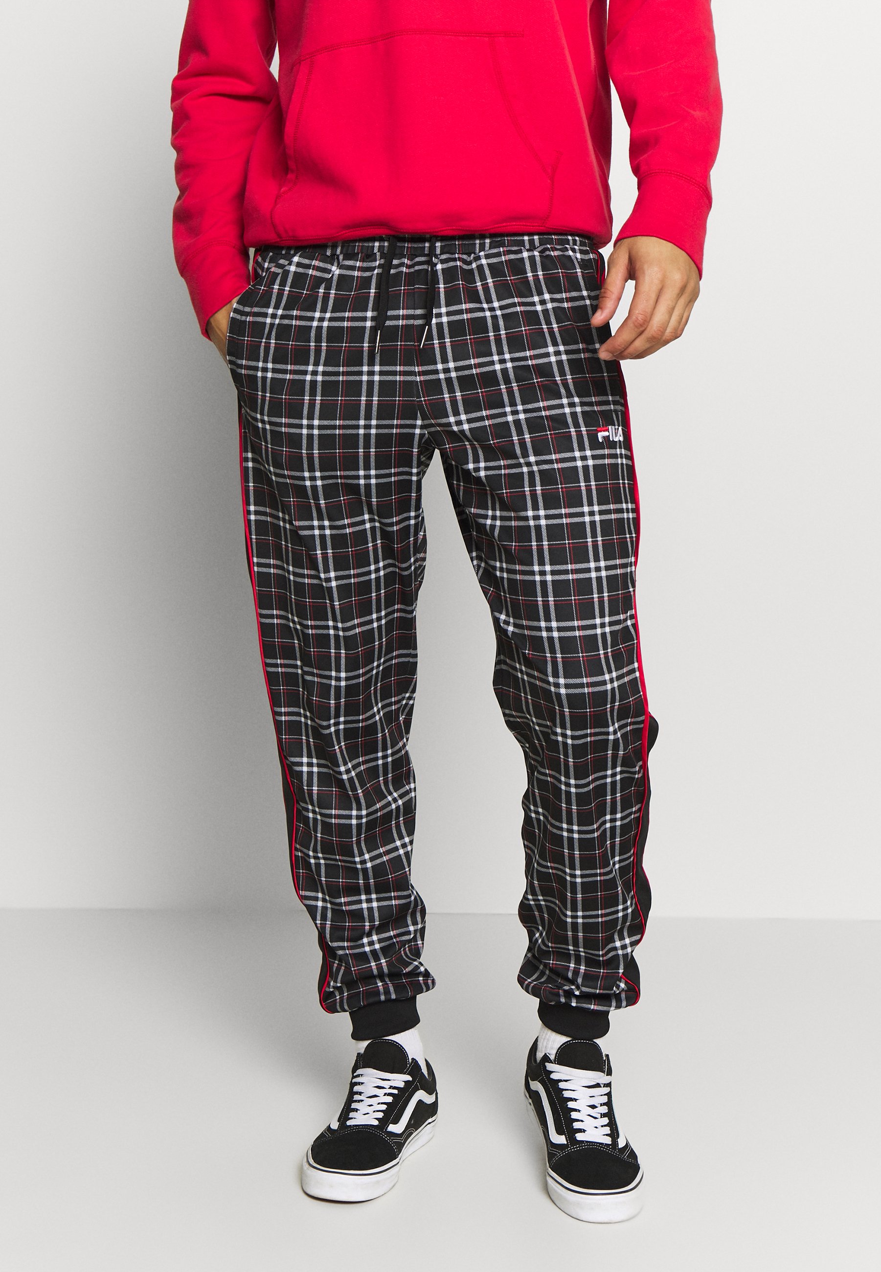 tartan tracksuit bottoms