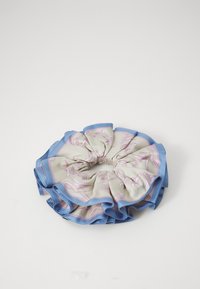 FABRIC HAIR ACCESSORIES SILK TWILL RIBBONY PRINT - Haar-Styling-Accessoires - pastel pink/light grey
