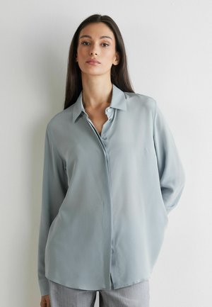 Hemdbluse - blue-grey