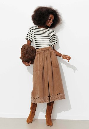 T-shirt imprimé - rayé marine