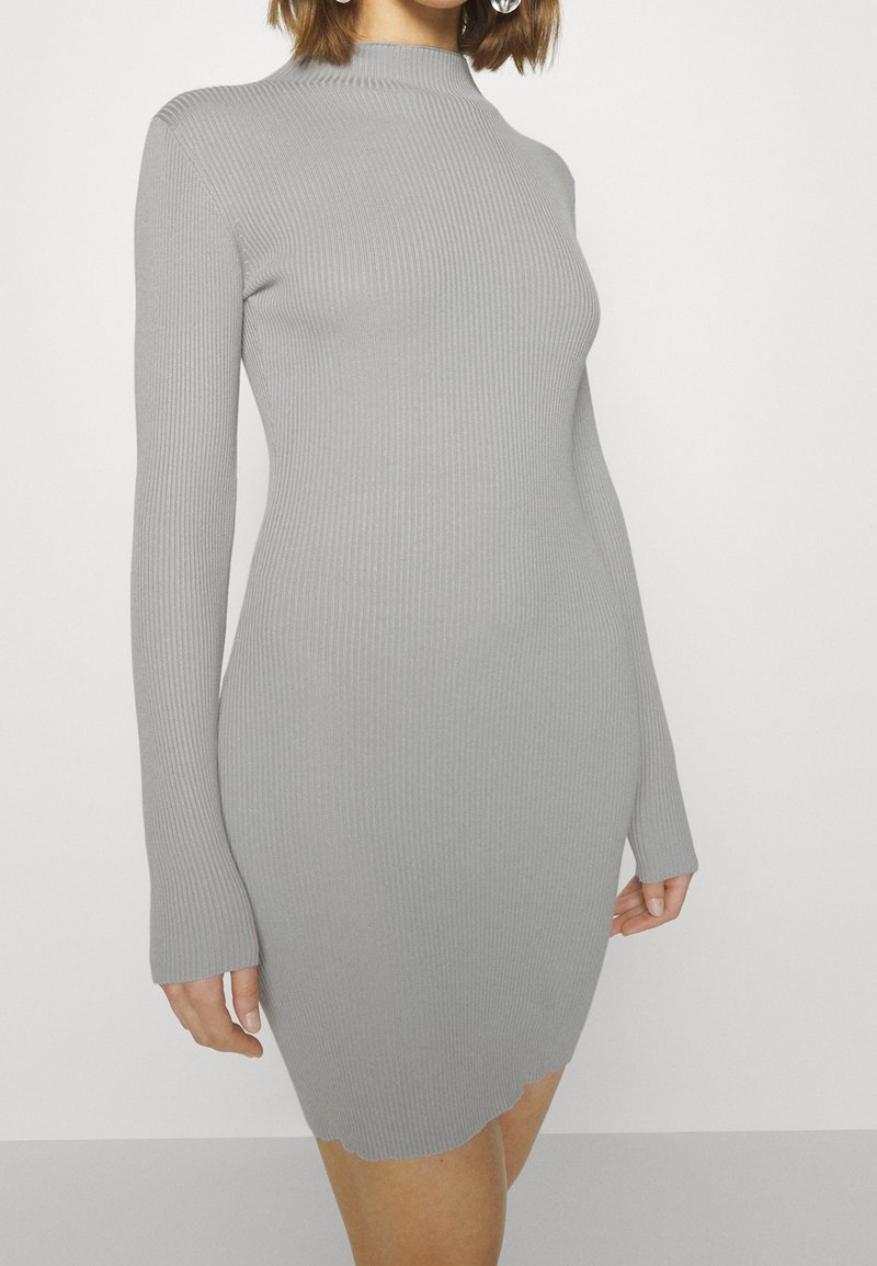 missguided grey dress MISSGUIDED Metallic Spaghetti Strap Maxi DressMISSGUIDED