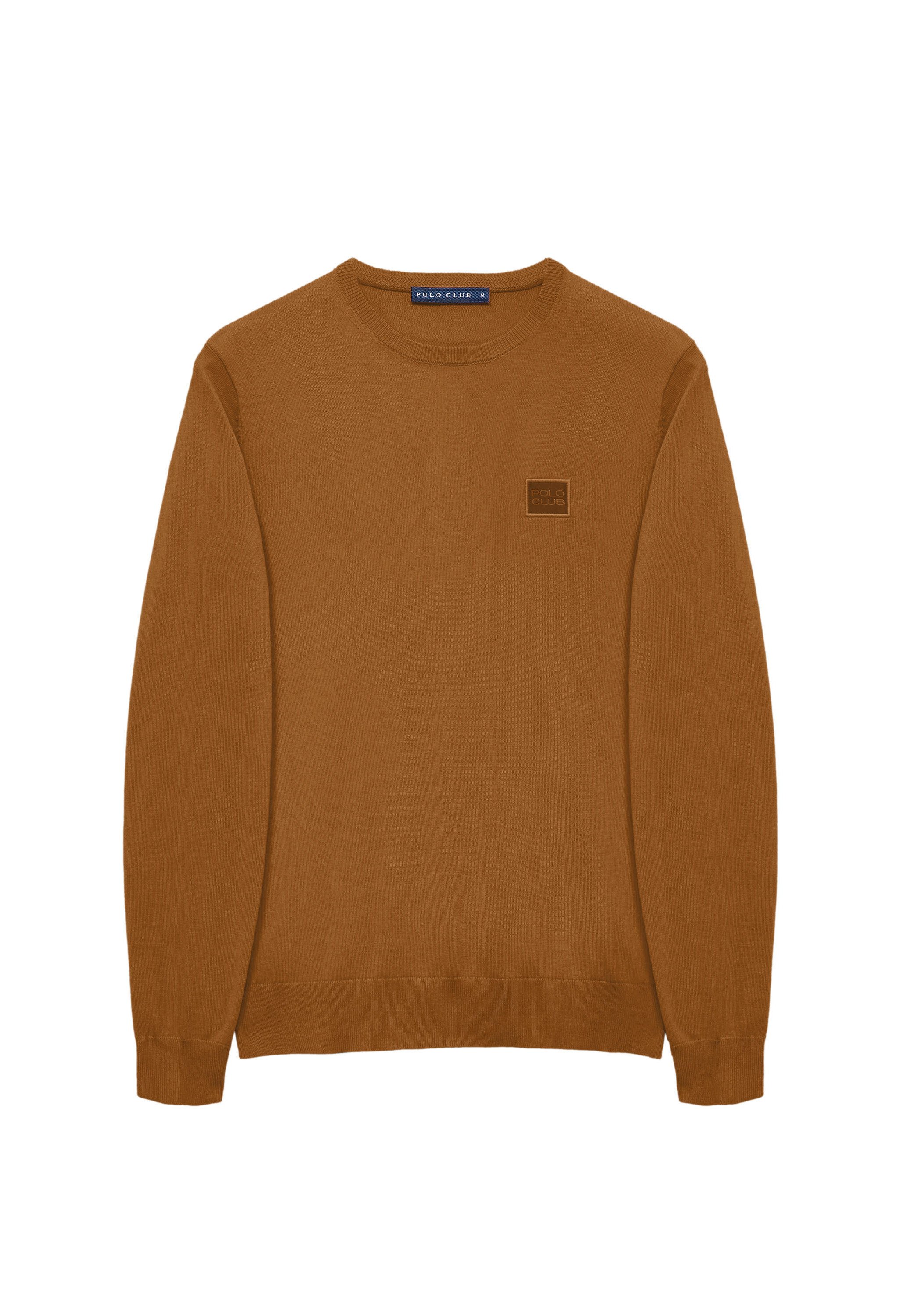 Polo Club MIT RUNDHALSAUSSCHNITT - Jumper - brown sugar/brown - Zalando.ie