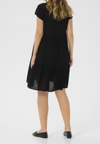 Kaffe Robe de jour - mottled black