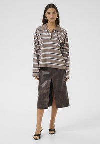 Karen by Simonsen ZUELMA STRIPED LS - Langærmet T-shirt - zuelma stripe