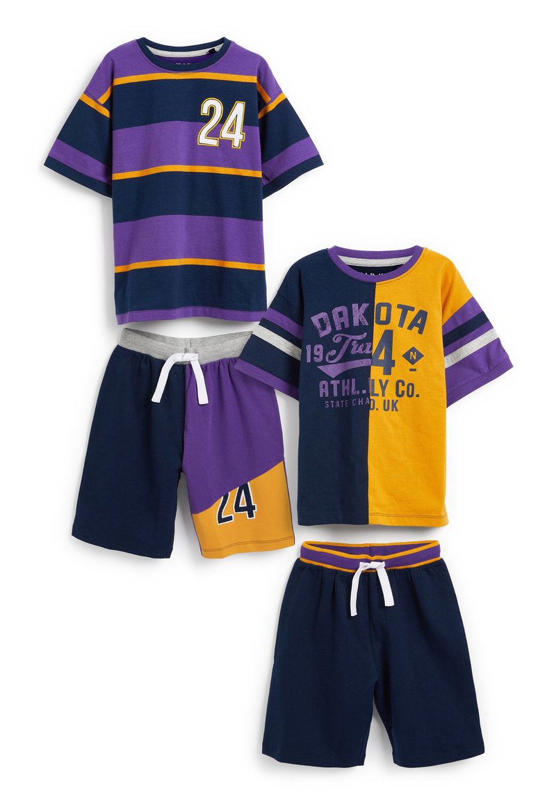 Kinder Wäsche | Next 2 PACK Nachtwäsche Set yellow purple varsity/lila - NJ04068 Kinder Wäsche | Next 2 PACK Nachtwäsche Set yellow purple varsity/lila - NJ04068