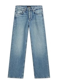 MID-RISE WIDE-LEG WITH STUDS - Wide Leg - blue