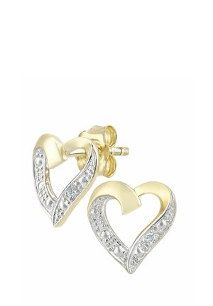 DIAMOND HEART - Uhani - yellow gold-coloured