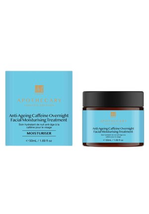 CAFFEINE OVERNIGHT FACE MOISTURISING TREATMENT 50ML - Gesichtscreme - blue