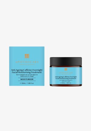 Dr Botanicals CAFFEINE OVERNIGHT FACE MOISTURISING TREATMENT 50ML brązowy