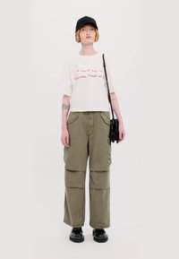 MAX&Co. BOXYCLAIM - Μπλουζάκι με στάμπα - weiss