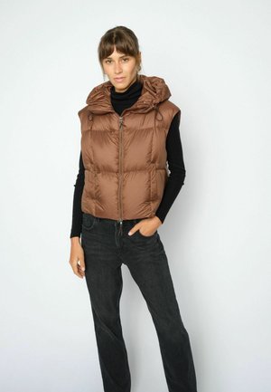 Mos Mosh, MMKIARA - Waistcoat - downtown brown