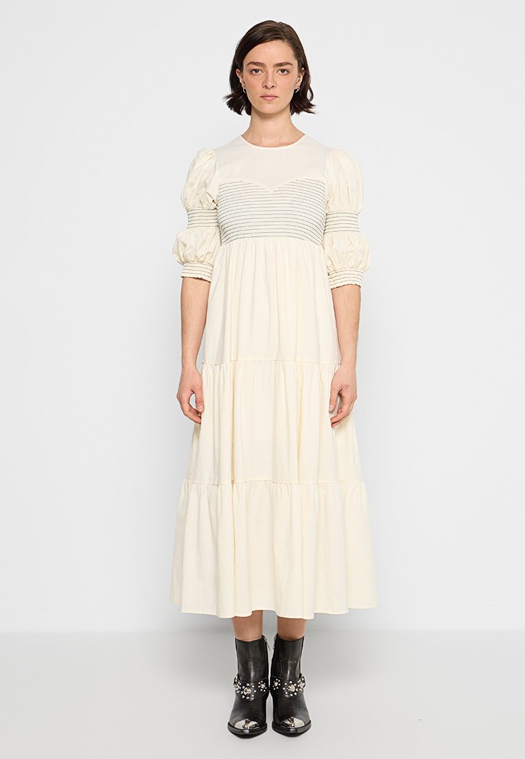 Gestuz Maxi-jurk crème