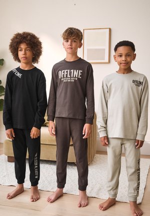 Next, 3 PACK - REGULAR FIT SET - Nattøj sæt - black brown