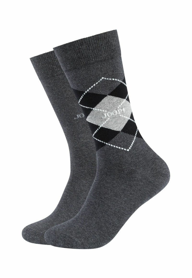 JOOP! 2PACK - Strømper - anthracite melange