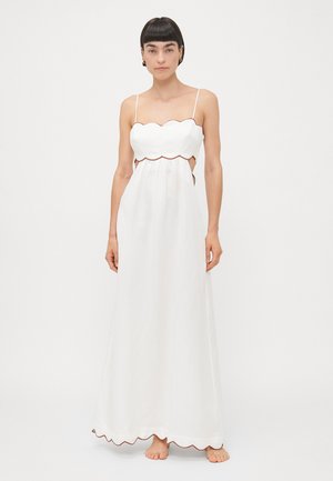 SOLID CUT OUT LONG DRESS - Ranta-asusteet - off white